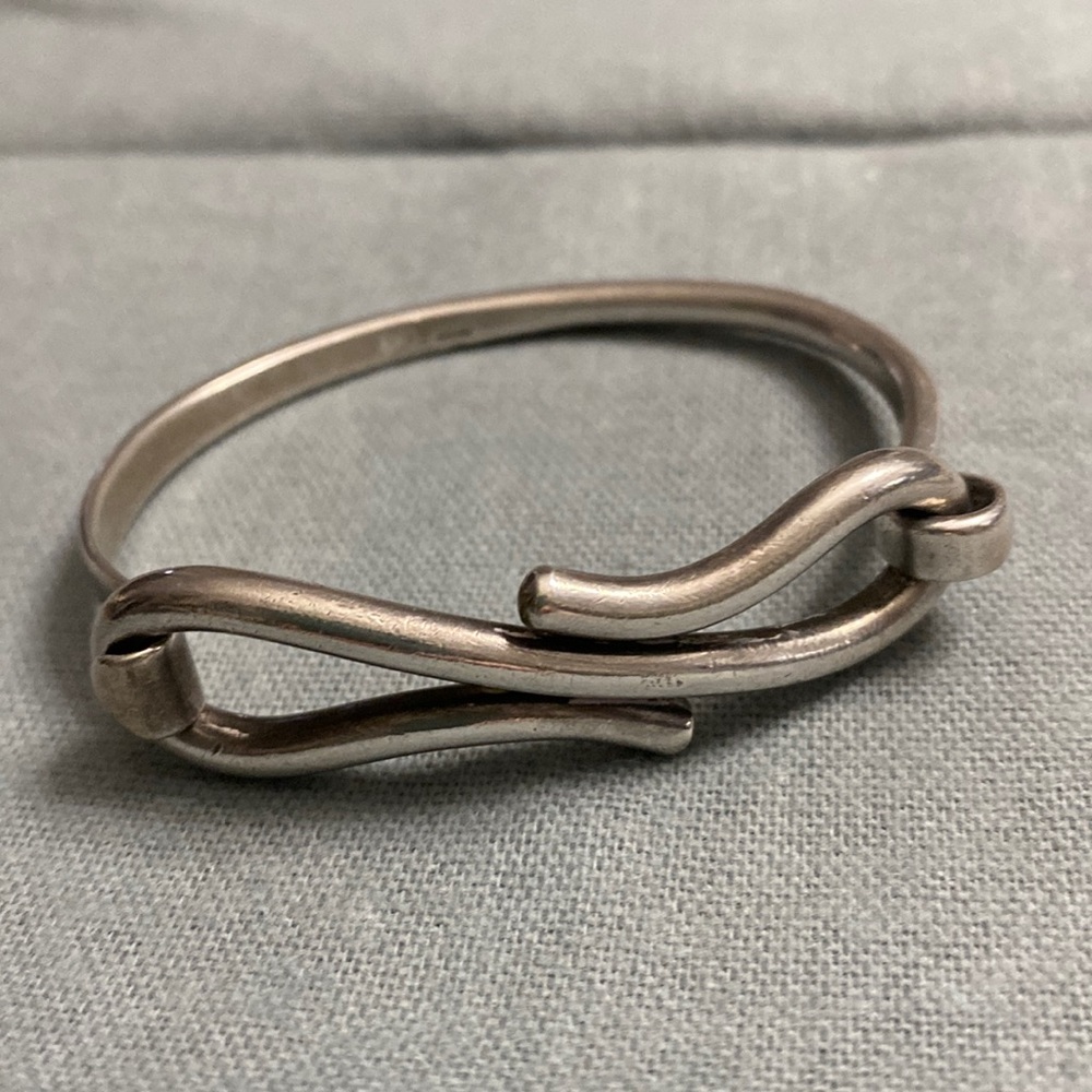 Mexican Silver Bracelet- Simple, Elegant